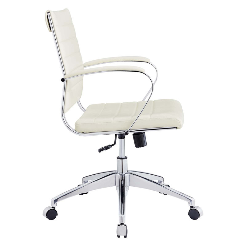 Modway Jive Ribbed Mid back Executive Office Chair Black